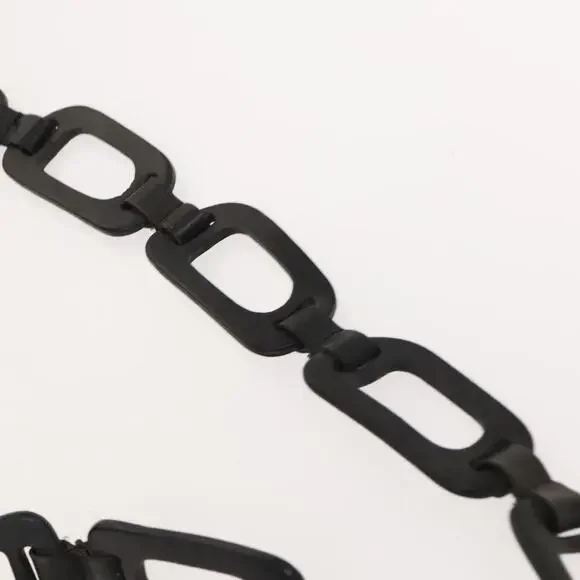 GUCCI Shoulder Bag Leather Black Gold - Picture 8 of 12